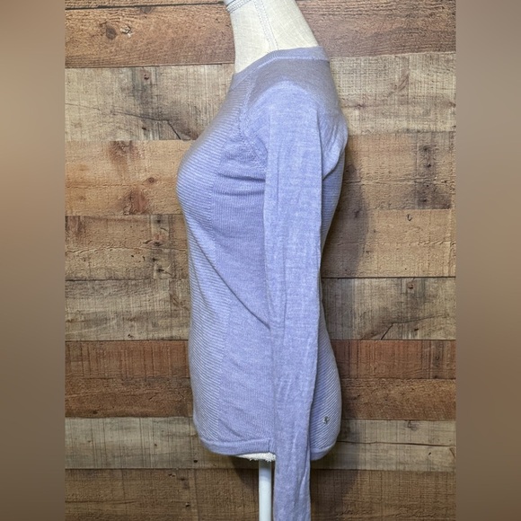 Lululemon Sit In Lotus Sweater Heathered Lilac Women’s size 2 Yoga Travel - Picture 5 of 10